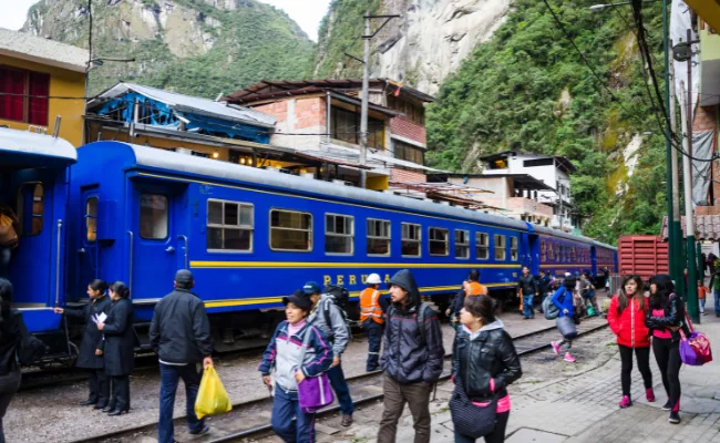 Arriving At Machu Picchu