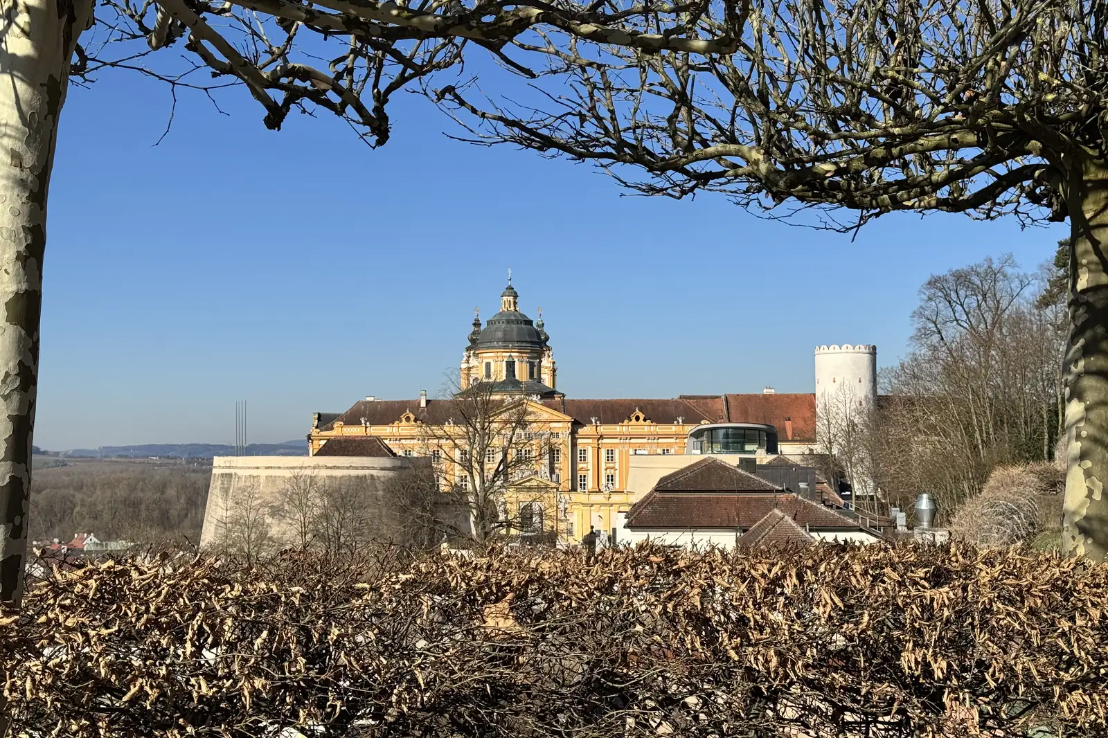 Melk Abbey, the grand baroque monastery above the Danube in Austria's Wachau Valley